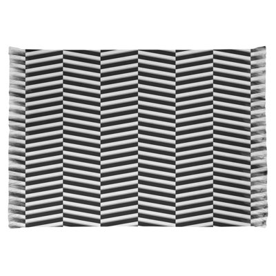 Chenille Striped Indoor Rug