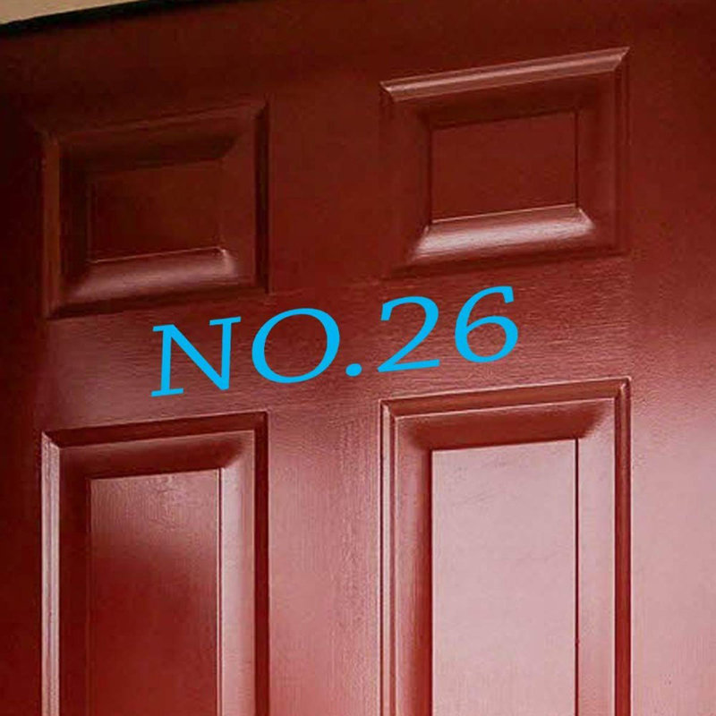 Autocollant de maison 3 po, Bleu ciel, Oui