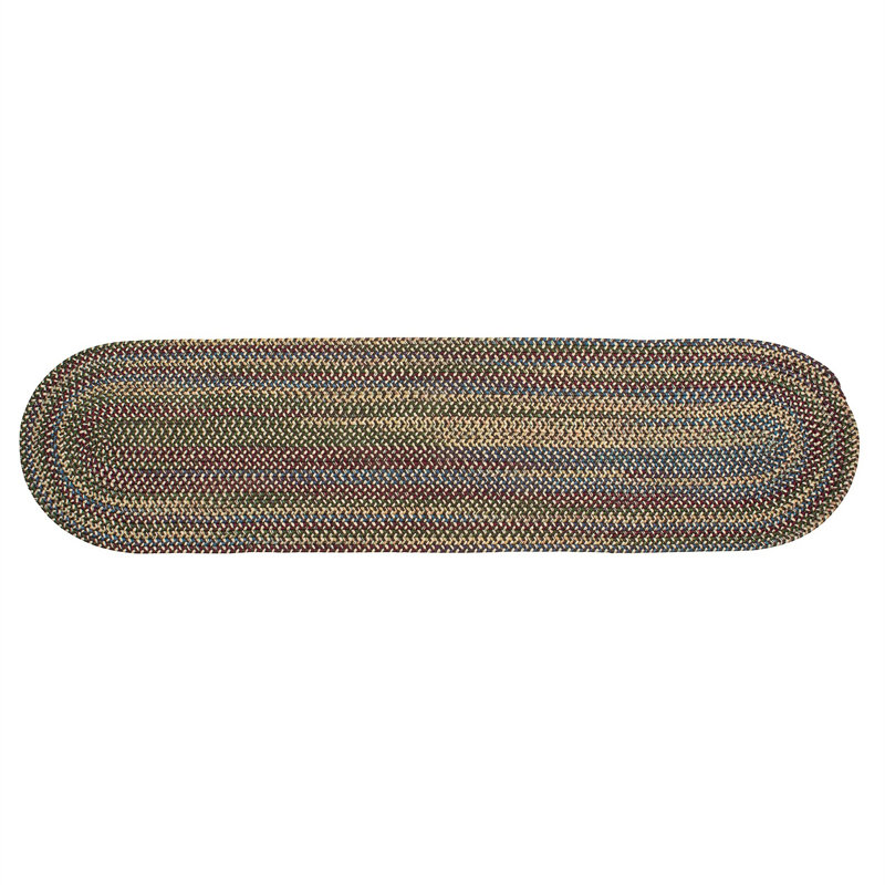 Tapis brun / beige Dollman, Tapis de couloir 2 pi 6 po x 12 pi