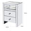 Table de chevet 2 tiroirs Declat