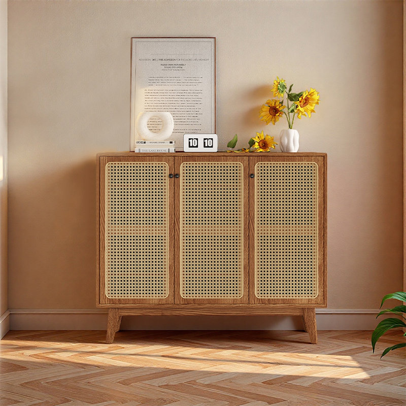 Japanese style home storage shoe cabinet