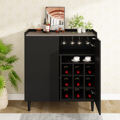 Modern Industrial Wine Cabinet