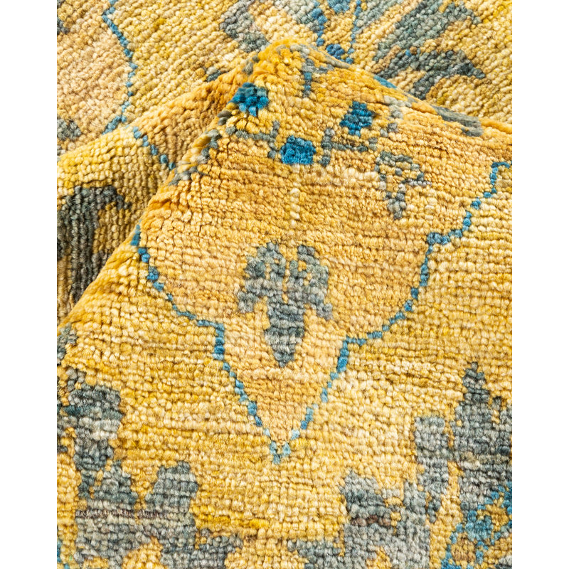 Hillie One-of-a-Kind 7'10" X 9'8" Hand Knotted Area Rug