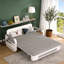 2 Seater Linen Sofa Bed-1727779567