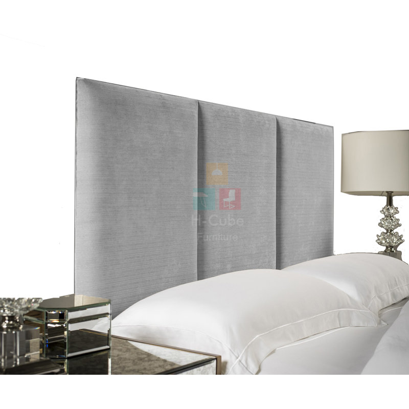 Alton UK Small Double - DE 120 X 190 Cm Upholstered Headboard, Grey