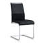 Dining Chairs With Backrest In Pu Artificial Leather And Linen-467018031-426215099