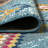 Bostwick Tribal Love Geometric Light Blue/Multi Rug-548905674
