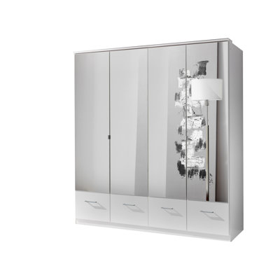 Alka 4 Door Manufactured Wood Wardrobe