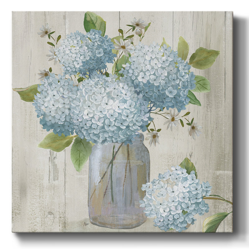 " Hydrangea Cluster II ", 24" H x 24" W x 1.5" D