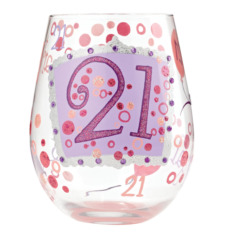Verre à vin sans pied 21 po Lolita