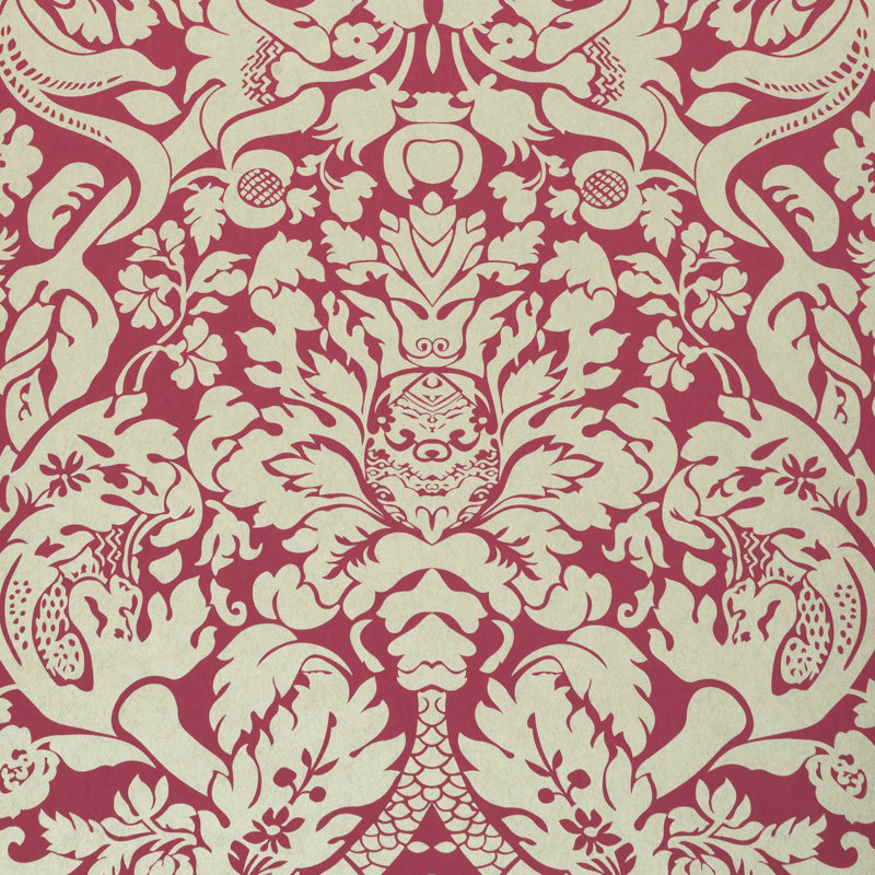 Colony Valentina Wallpaper 10.06m x 53cm, Raspberry