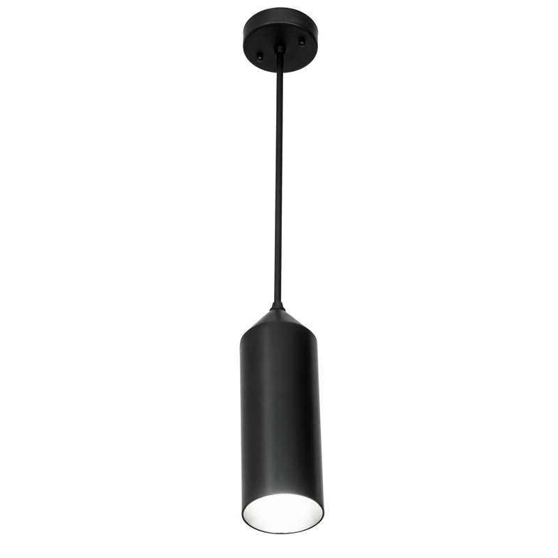 Luminaire suspendu cylindrique simple à 1 lumière Andelynn