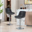 Swivel Upholstered Adjustable Height Counter Stool with Metal Frame-1992063751-1992063746