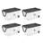Sterilite Clear Plastic Stacking Storage Containers w/ Lid-98364615-98364614