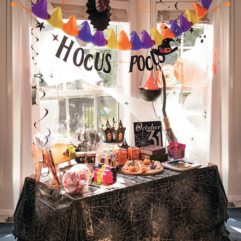 Ensemble de décoration de fête d'Halloween Fun Fun Witch - 17 pièces