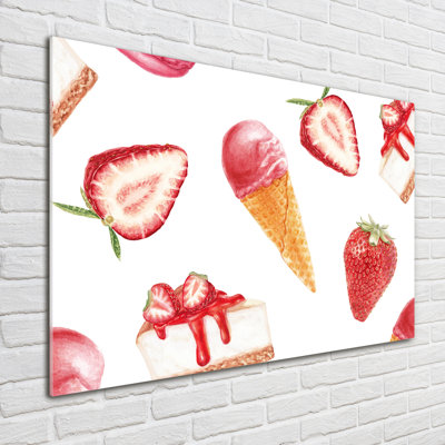Dessert - No Frame Print on Glass