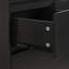 Armoire décorative, armoire à chaussures avec tablettes réglables, buffet avec pieds en bois massif pour le vestibule et le salon