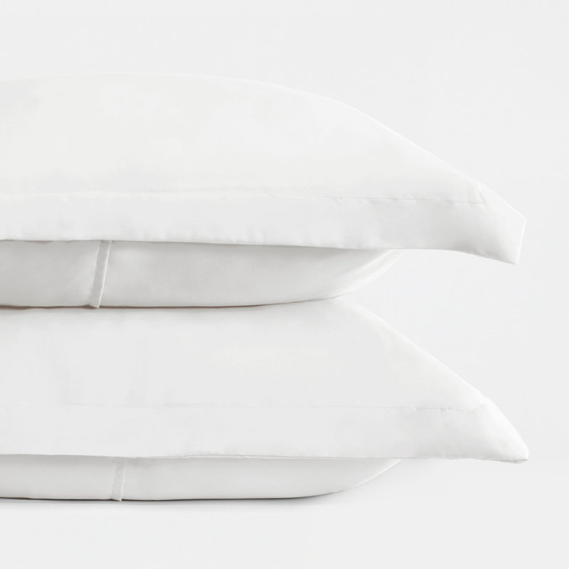 Pillow Shams 2-Pack Microfiber Ultra Soft Bedding, King, White