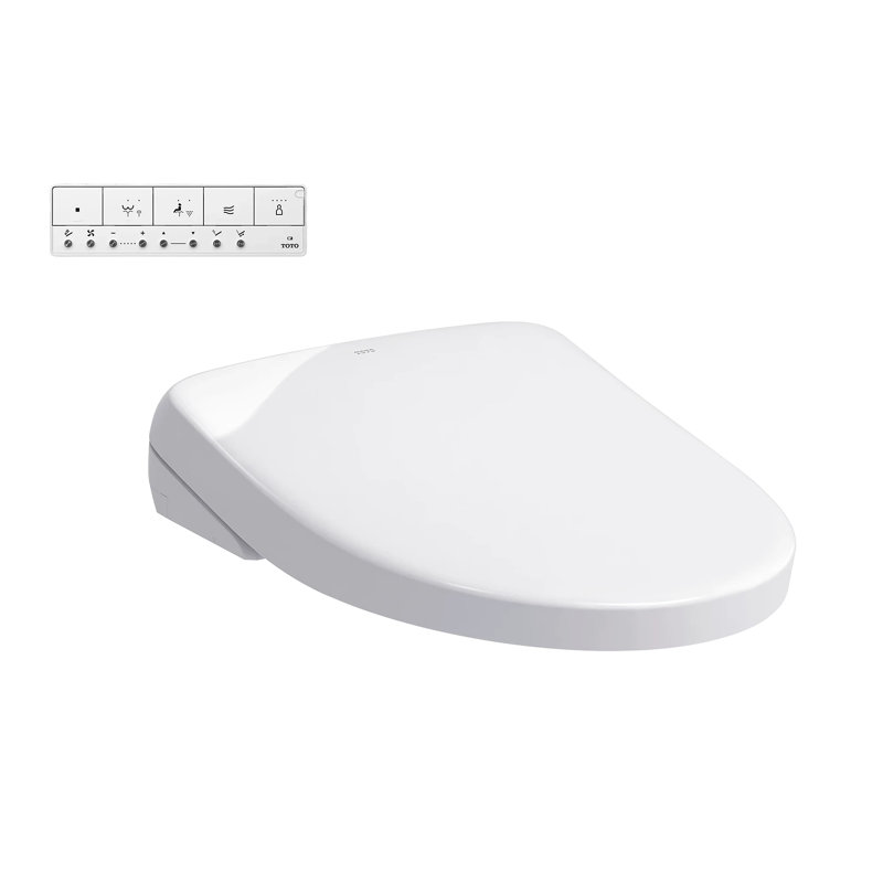 Washlet® Electronic Contemporary Elongated Auto Open/Close Lid Bidet Seat, Cotton White