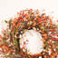 Couronne de porte artificielle 26 po avec fleurs sauvages