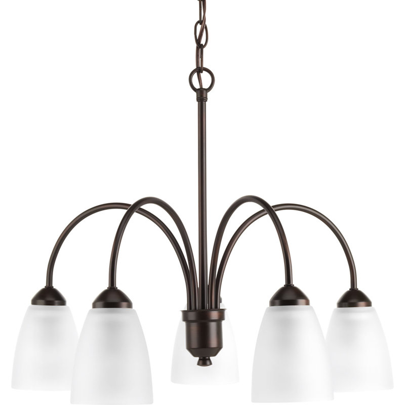 Lustre classique / traditionnel à 5 lumières Carilynn, Bronze Antique