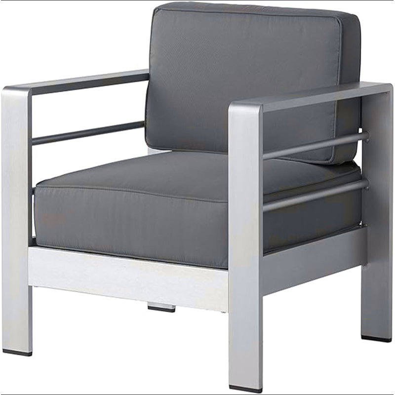 CHAISE CLUB CAPE CORAL, Gris clair, Light Grey