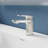 Single-Hole Single-handle Bathroom Faucet with Drain Assembly-87497621