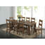 Chaise d'appoint en bois massif Saxis