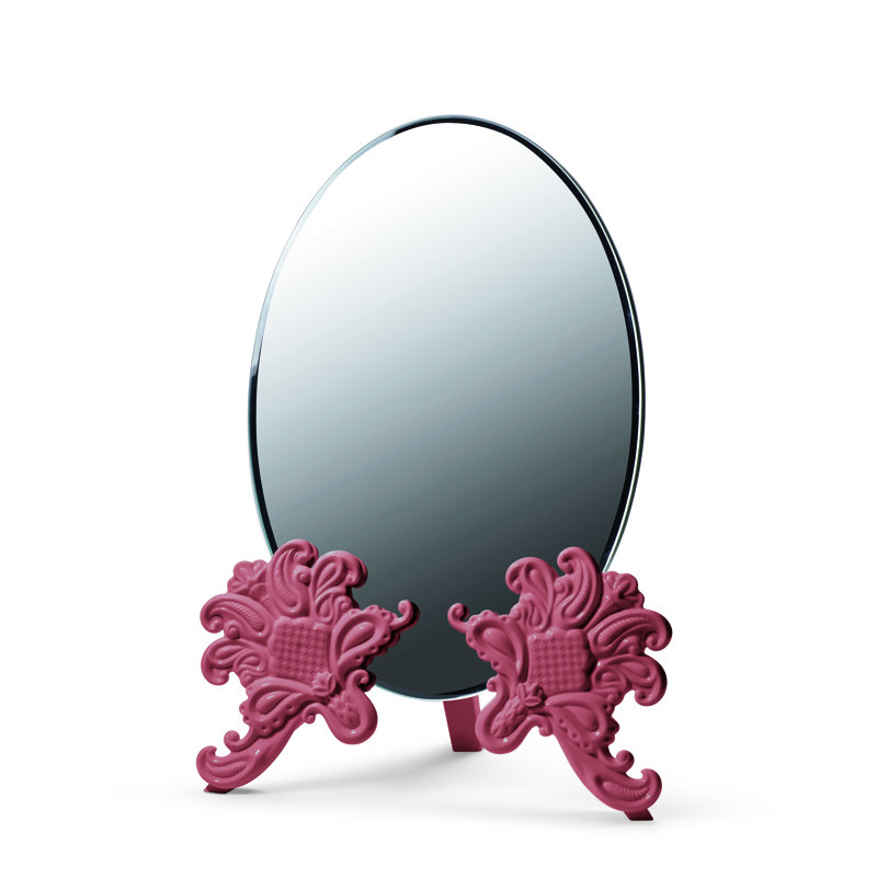 Miroir meuble-lavabo, Rouge