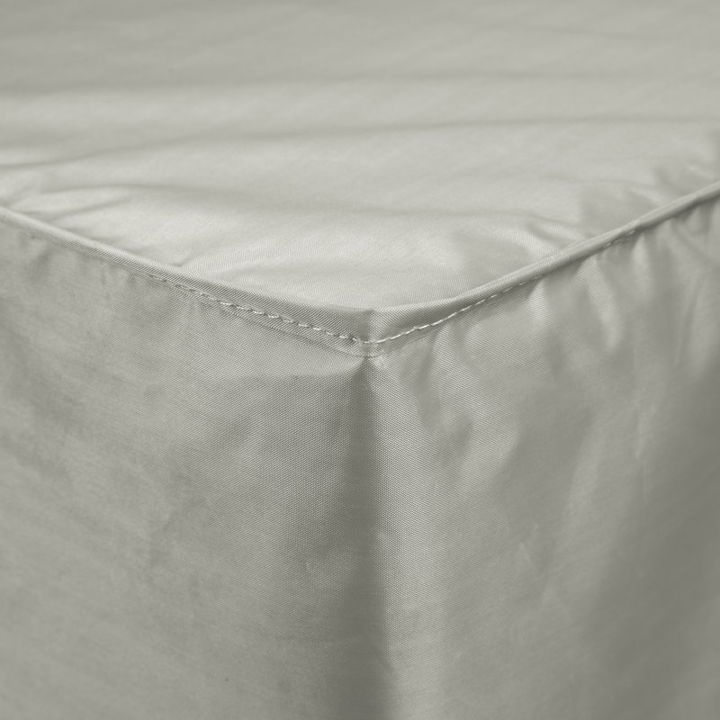 Gray 44'' Square Polyester Fire Pit Cover
