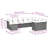 Vidaxl Garden Sofa Set Black, Cream