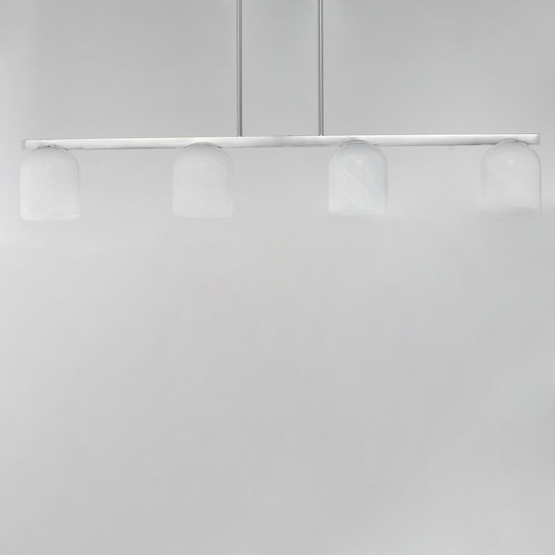 Luminaire suspendu Scoop-Linear, Chrome poli