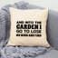 Citation amusante «Garden Lover» - Insert de coussin décoratif inclus-160179246