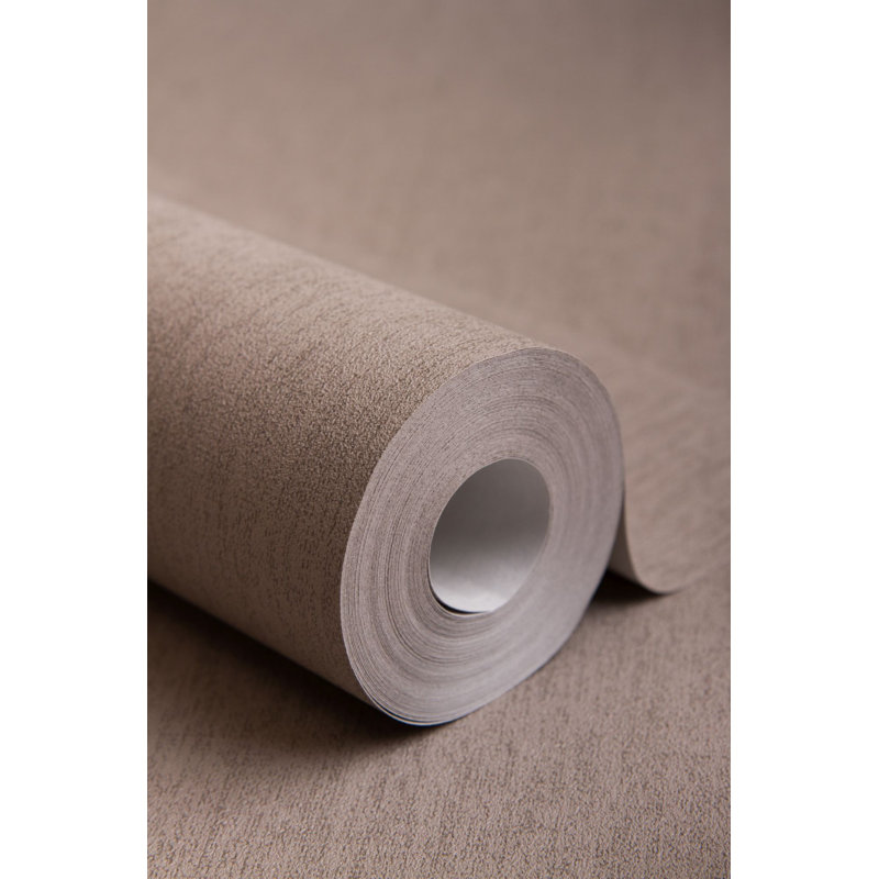 Superfresco Easy Calico Textured Plain Wallpaper, Mushroom