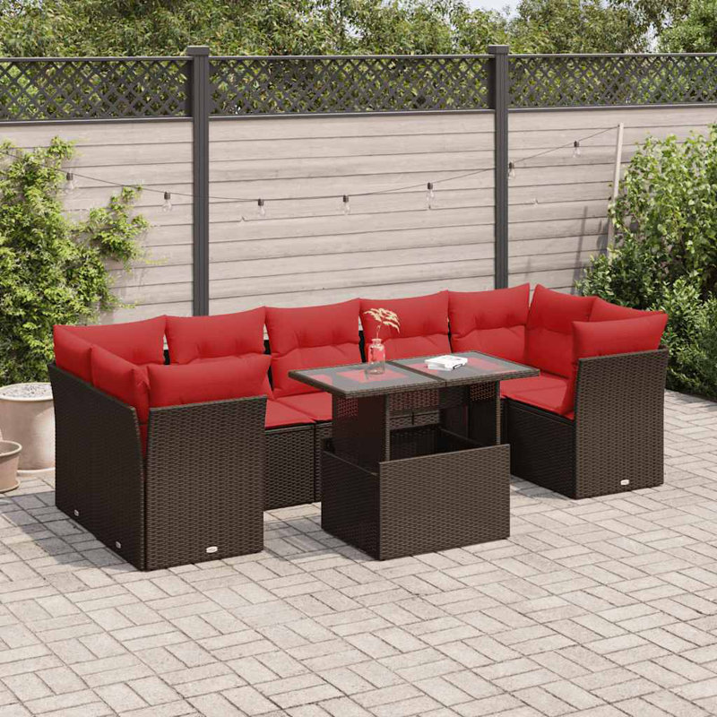 62cm Wide Patio Sofa with Cushions