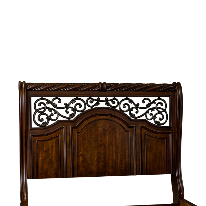 Ashyla Sleigh Bed, Queen