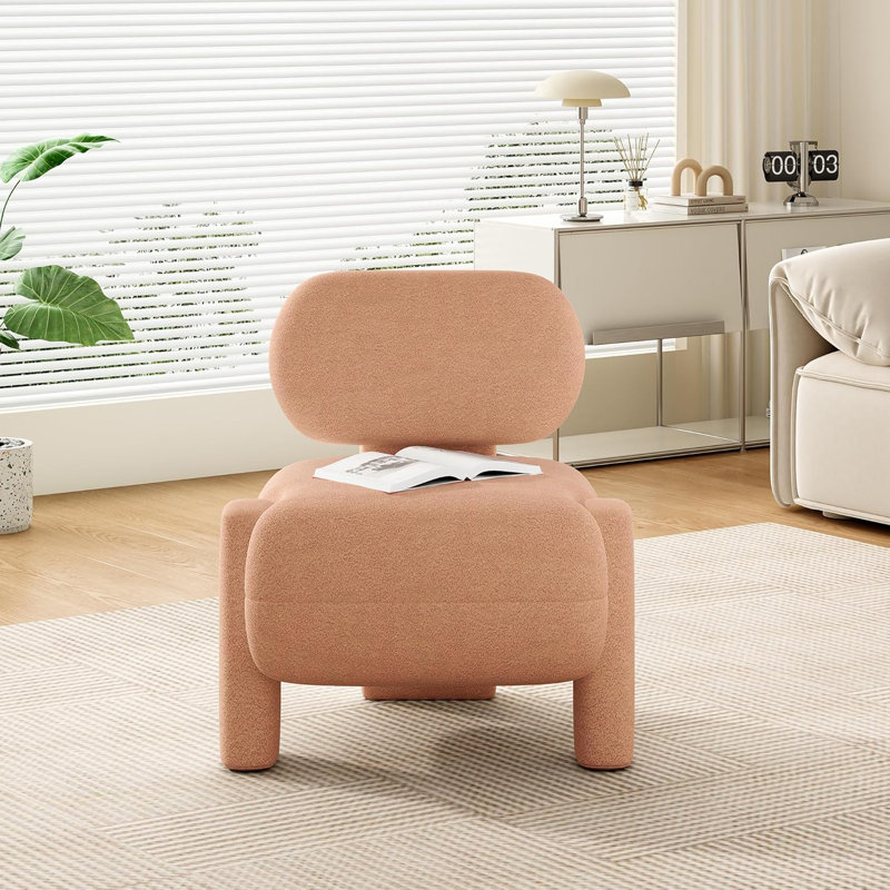 Comfy Morden Armless Accent Chair