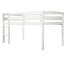 Lit mezzanine simple blanc avec contreplaqué-130082295