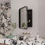 Armoire à pharmacie encastrée en métal noir 16 x 24 po avec miroir-2110633292-2097737003