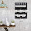 Solid Wood Coffee Mug Holder Wall Mounted, Rustic Cup Rack With 8 Hooks-106477257