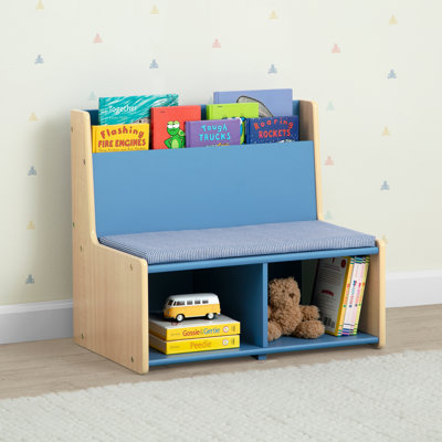 Gapkids Reading Nook With Padded Bench By Delta Children - Greenguard Gold Certified, Pastel by GapKids