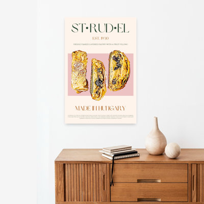 Fresh Baked Strudel by Nazma Khokhar - Wrapped Canvas Print