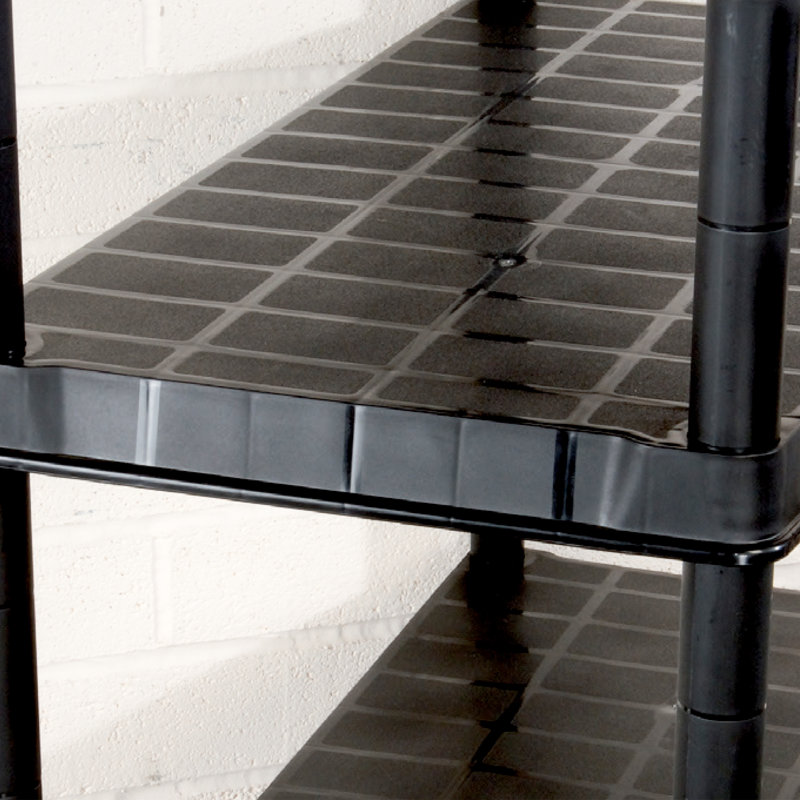 16 " W Plastic Storage Rack