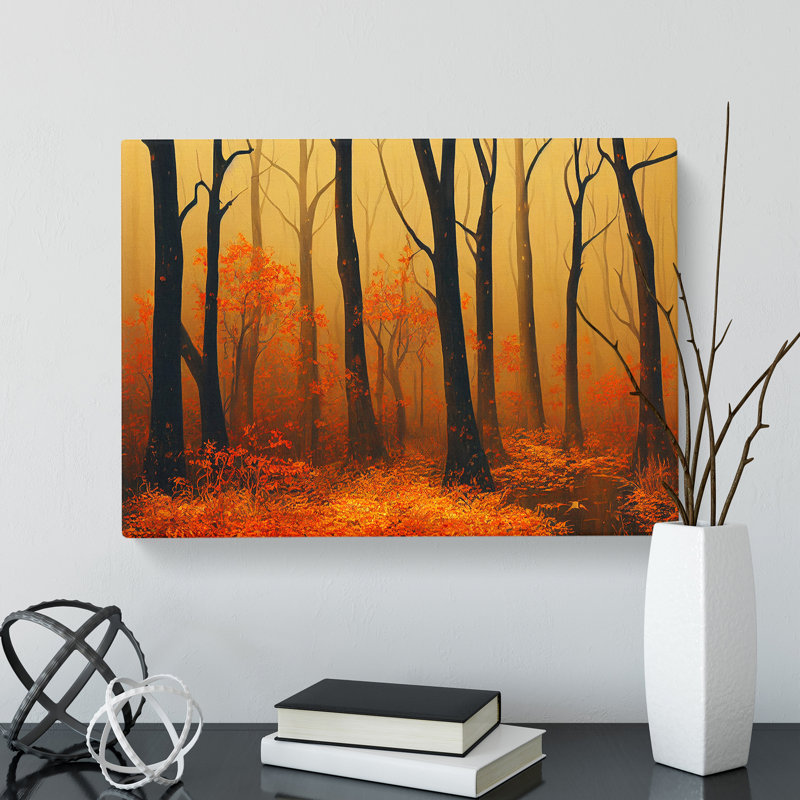 Insightful Autumn Forest - Wrapped Canvas, 40cm H x 60cm W x 3cm D