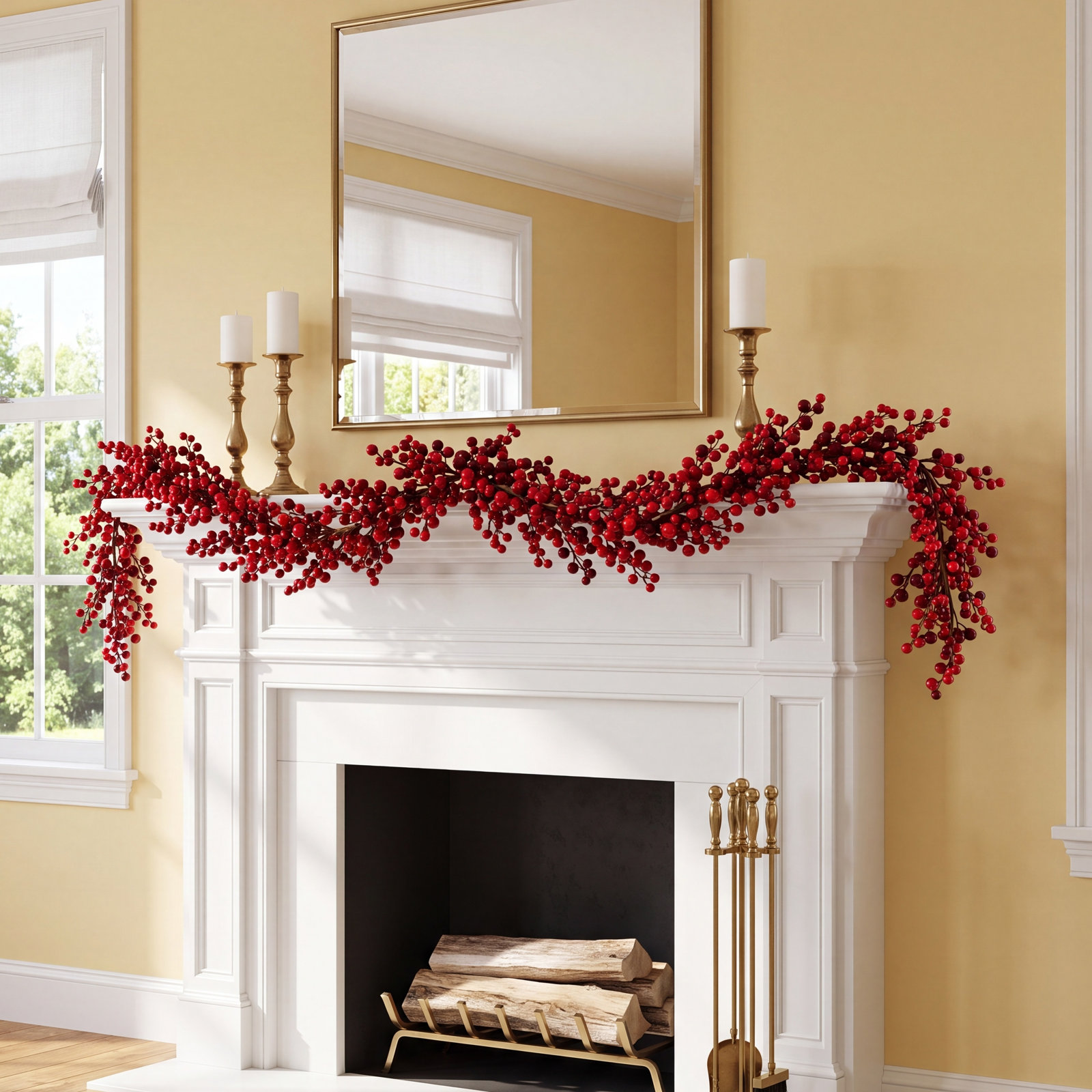 58" Cypress Christmas Garland