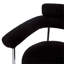 Chaise de salle à manger rembourrée avec pieds en métal (ensemble de 2),-882007378