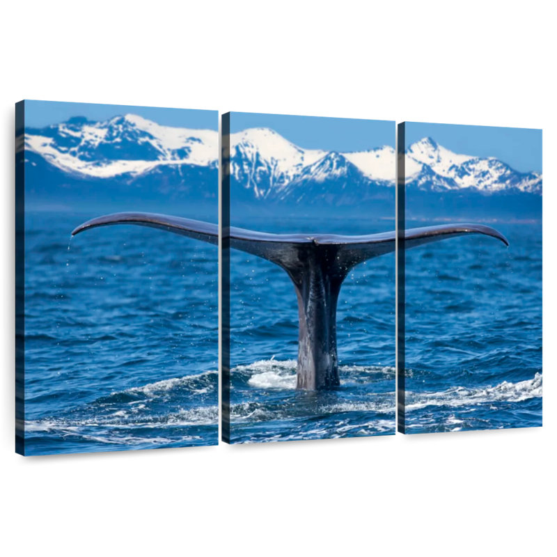 Brampt Monterey Bay Whale, 42" H x 65" W