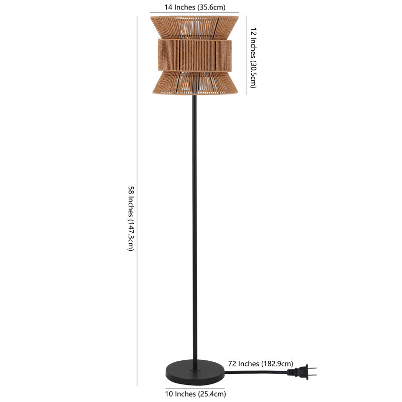 Lampe sur pied 58 po Bex