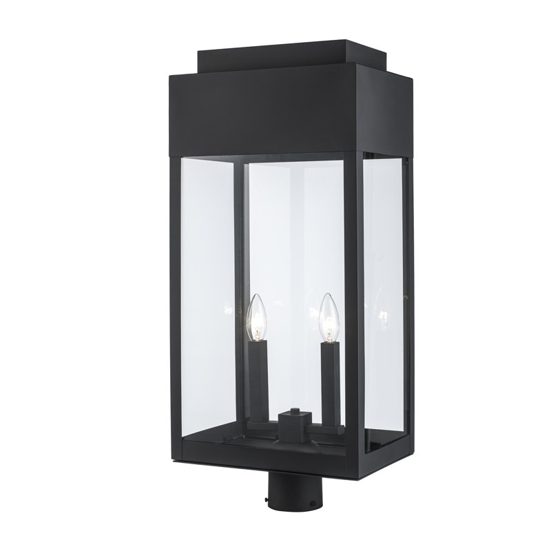 Pier Mount Light, 12" H x 8.3" W x 8.3" D