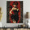 Timeless Elegance Cabaret Woman - Art mural de salon femme Cabaret